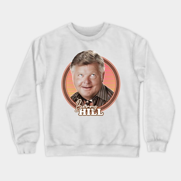 Benny Hill --- 70s Retro Fan Design Crewneck Sweatshirt by DankFutura